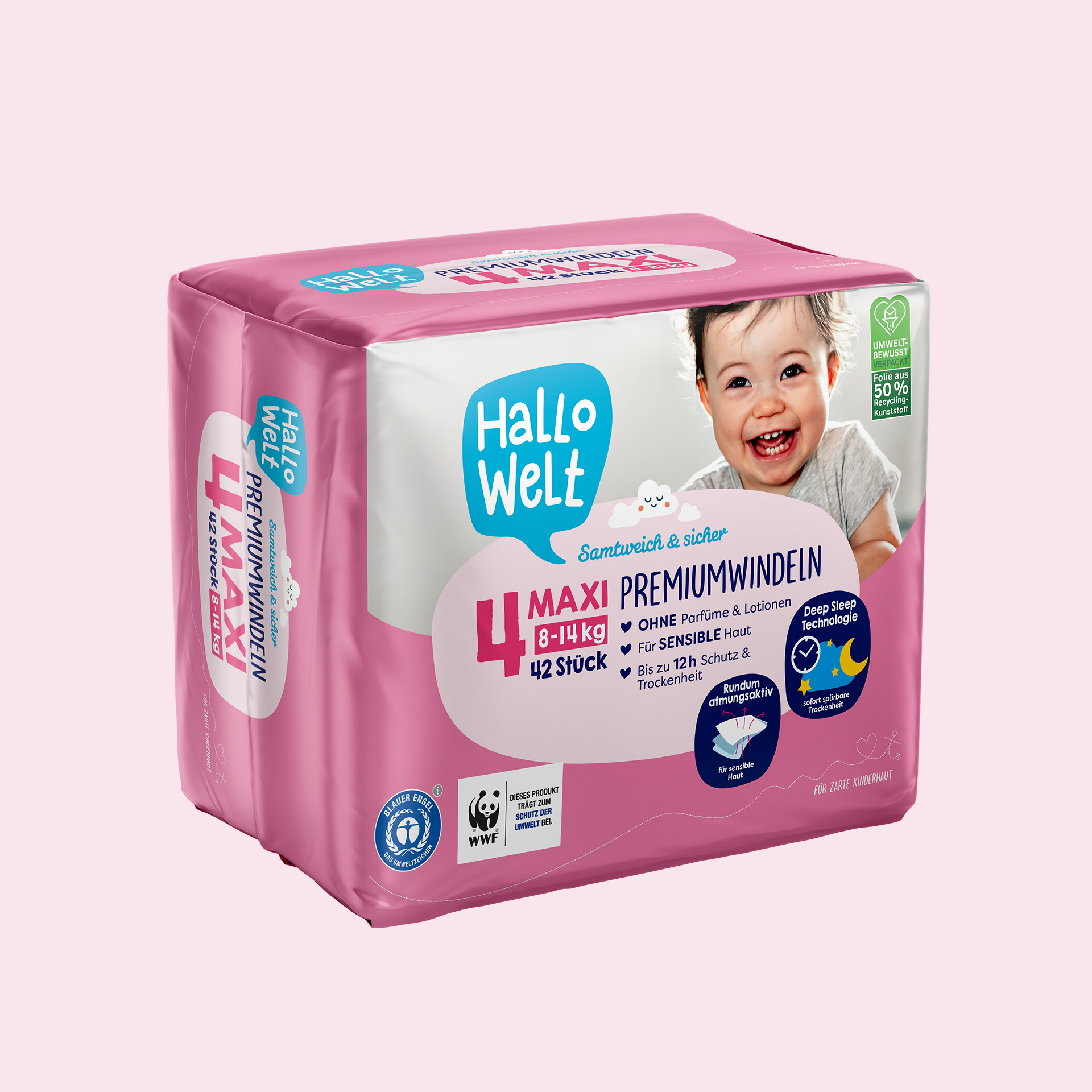 Abbildung Packaging Hallo Welt Windel Größe 4 – Maxi
